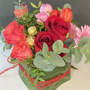 Sushi di fiori 'CUORE AL CENTRO'